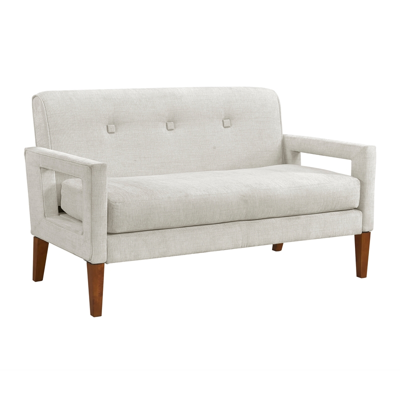Lexicon Belfort Chenille Love Seat in Beige