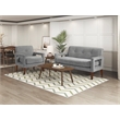 Lexicon Belfort Chenille Fabric Chair in Gray