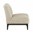 Lexicon Houghton Leather Accent Chair in Beige