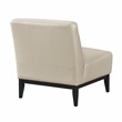 Lexicon Houghton Leather Accent Chair in Beige