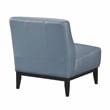 Lexicon Houghton Leather Accent Chair in Blue