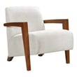 Lexicon Odessa Chenille Accent Chair in Beige