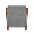 Lexicon Odessa Chenille Accent Chair in Gray