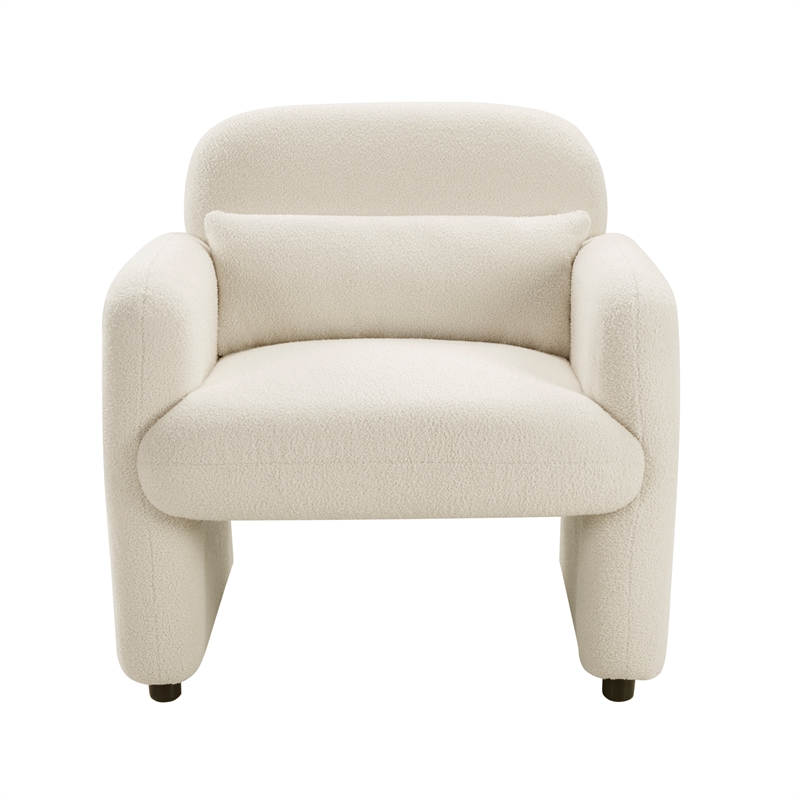 Lexicon Bonham Boucle Accent Chair in Beige