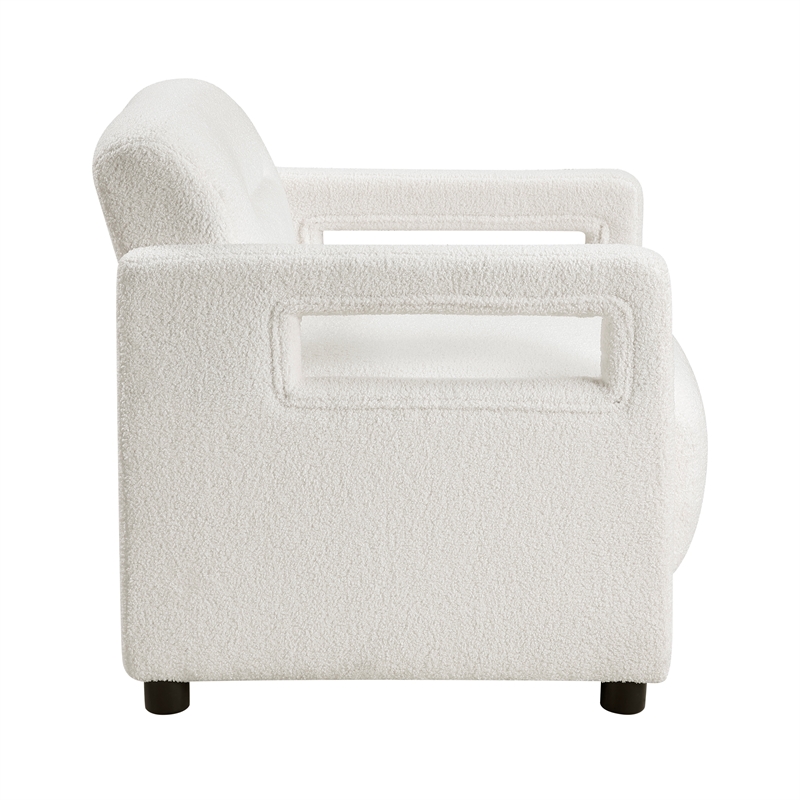 Lexicon Orson Boucle Accent Chair in Beige