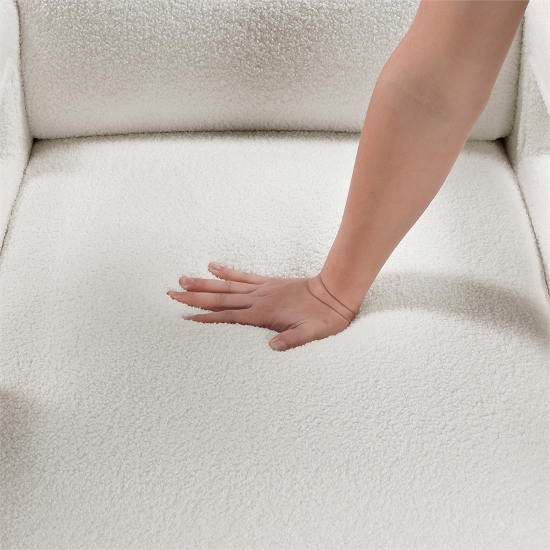 Lexicon Orson Boucle Accent Chair in Beige