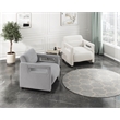 Lexicon Orson Boucle Accent Chair in Gray