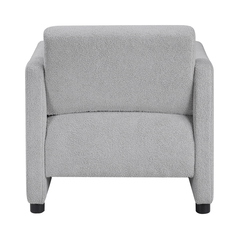 Lexicon Orson Boucle Accent Chair in Gray