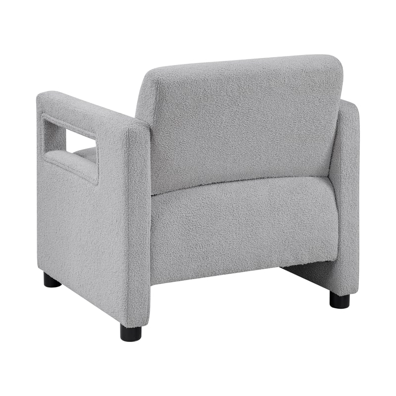 Lexicon Orson Boucle Accent Chair in Gray