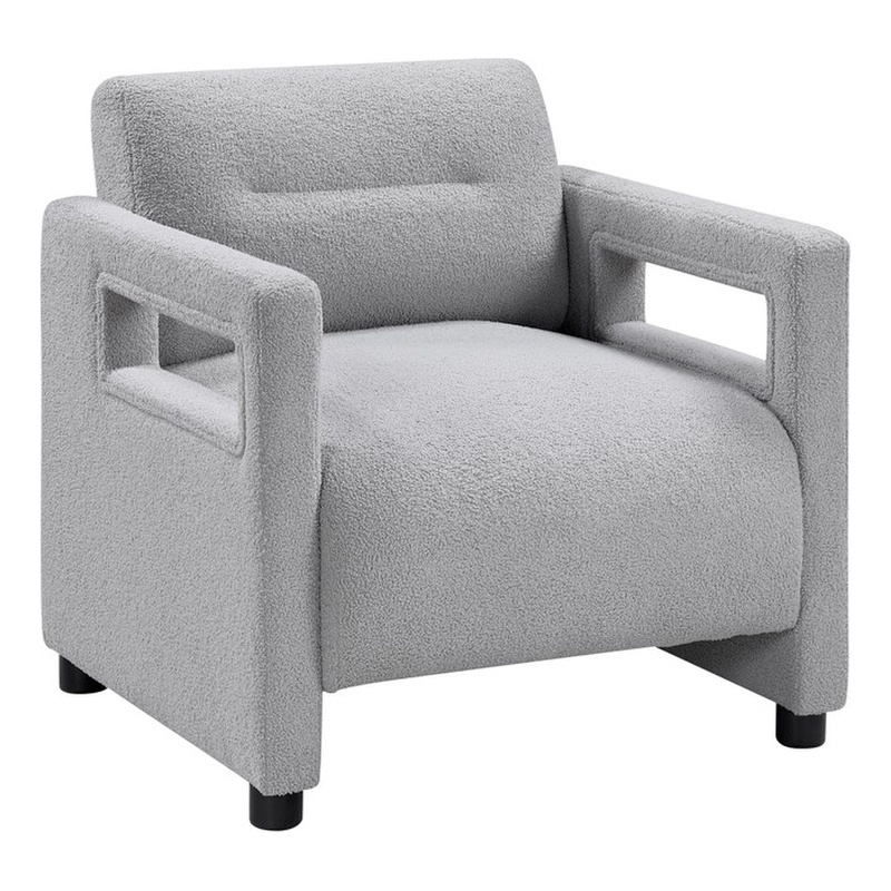 Lexicon Orson Boucle Accent Chair in Gray