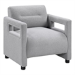 Lexicon Orson Boucle Accent Chair in Gray