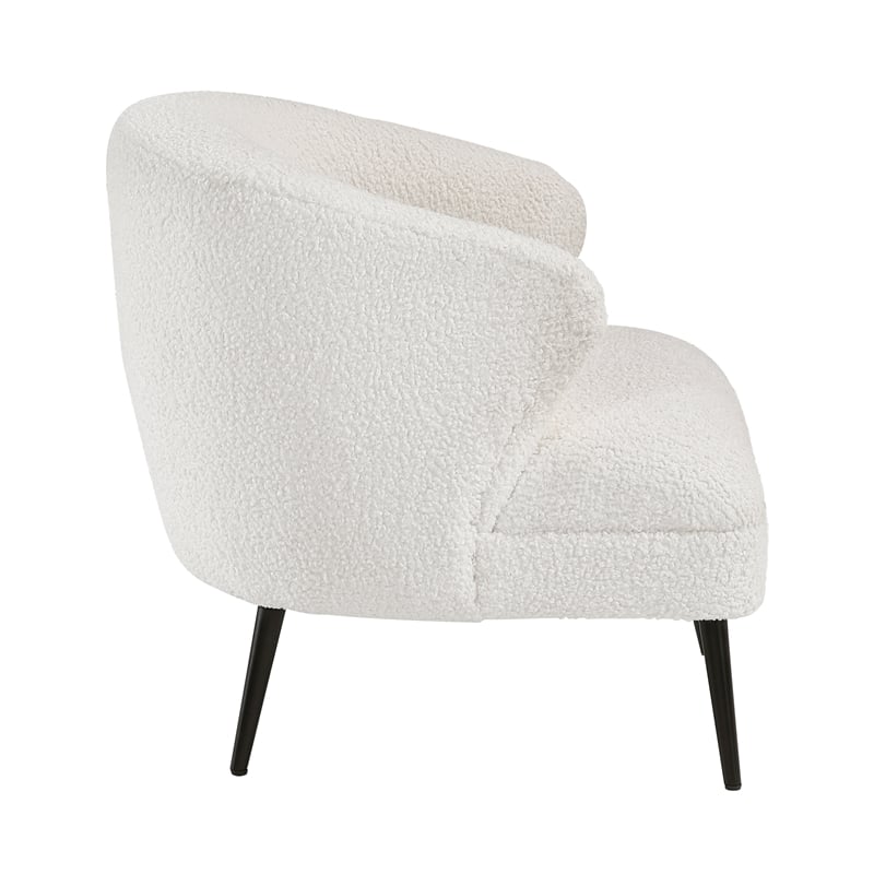 Lexicon Woodway Boucle Accent Chair in Beige