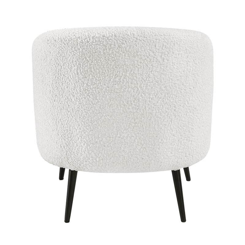 Lexicon Woodway Boucle Accent Chair in Beige