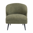 Lexicon Woodway Boucle Accent Chair in Green