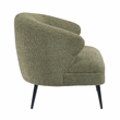 Lexicon Woodway Boucle Accent Chair in Green