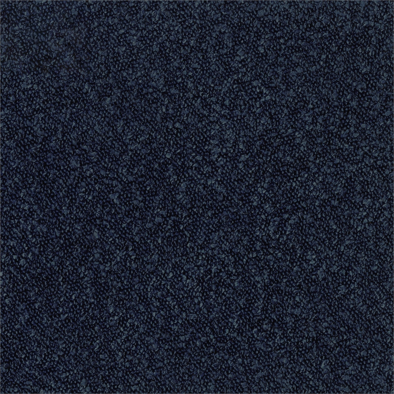 Lexicon Essex Boucle Swivel Chair with Ottoman in Blue