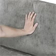 Lexicon Umar Chenille Accent Chair in Brownish Gray