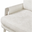 Lexicon Umar Chenille Accent Chair in Cream