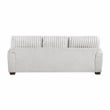 Lexicon Santiago Microfiber Upholstered Sofa in Light Gray