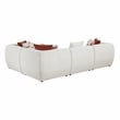 Lexicon Franz Chenille 4-Piece Modular Sectional in Beige