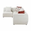 Lexicon Franz Chenille 4-Piece Modular Sectional in Beige