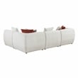 Lexicon Franz Chenille 4-Piece Modular Sectional in Beige