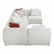 Lexicon Franz Chenille 6-Piece Modular Sectional in Beige