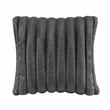 Lexicon Athena Textured Fabric Upholstered Sofa in Dark Gray