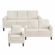Lexicon Crandall Corduroy Fabric Upholstered Sofa in Beige