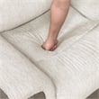 Lexicon Harriette Chenille Double Reclining Love Seat in Beige