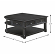 Lexicon Muriel Pine Lift Top Cocktail Table in Charcoal