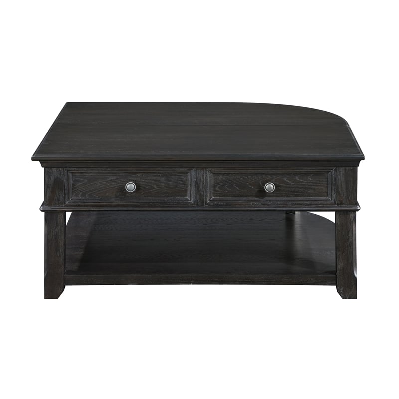 Lexicon Muriel Pine Lift Top Cocktail Table in Charcoal