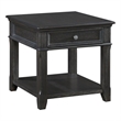 Lexicon Muriel Pine End Table in Charcoal