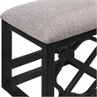 Lexicon Salina Engineered Wood 3-Piece Pack Desks with Stool Set in Black