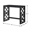 Lexicon Salina Engineered Wood 3-Piece Pack Desks with Stool Set in Black