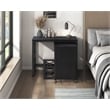 Lexicon Salina Engineered Wood 3-Piece Pack Desks with Stool Set in Black