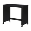 Lexicon Salina Engineered Wood 3-Piece Pack Desks with Stool Set in Black