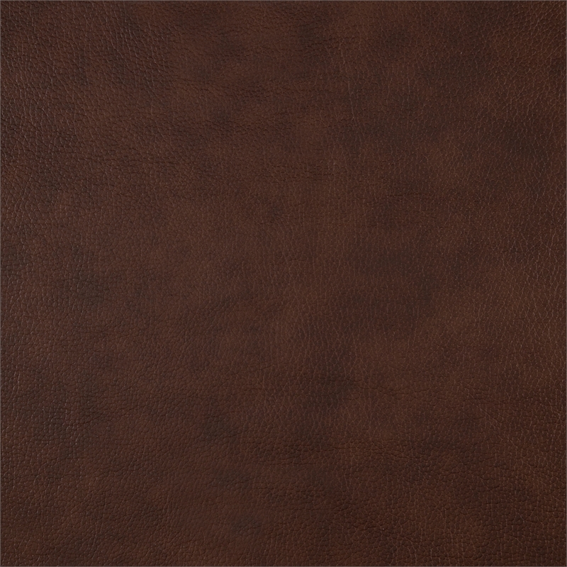 Lexicon Thomas Leather Swivel Glider Reclining Chair in Brown