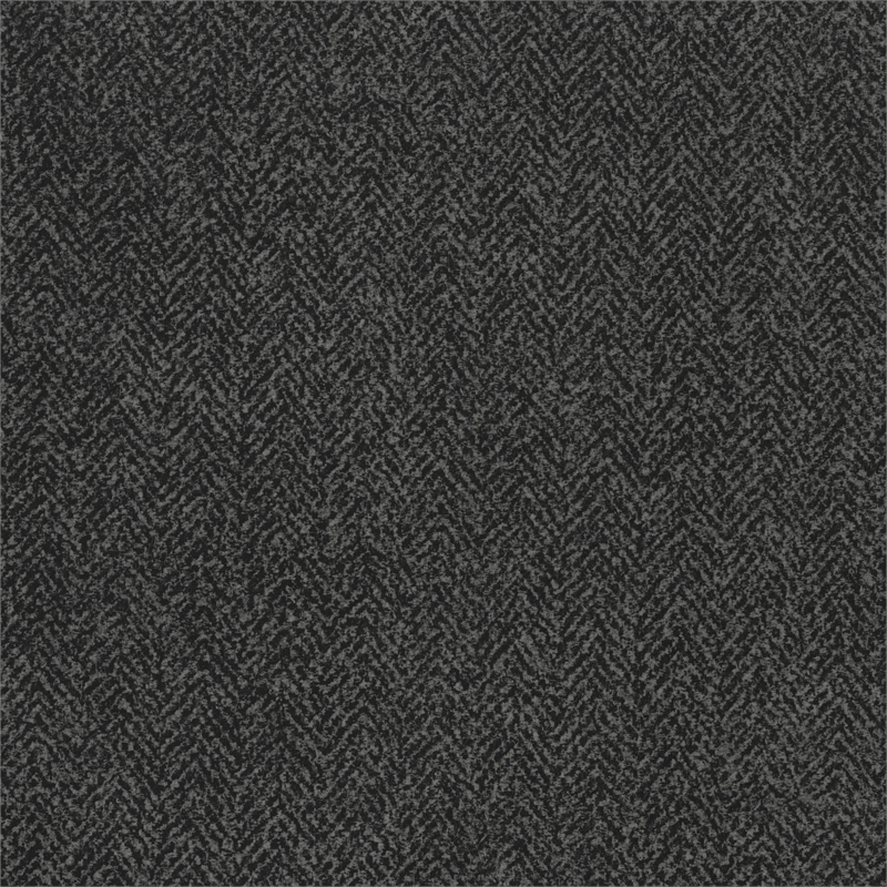 Lexicon Athena Textured Fabric Ottoman in Dark Gray