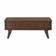 Lexicon Monroe Asian Hardwood Cocktail Table in Walnut Finish
