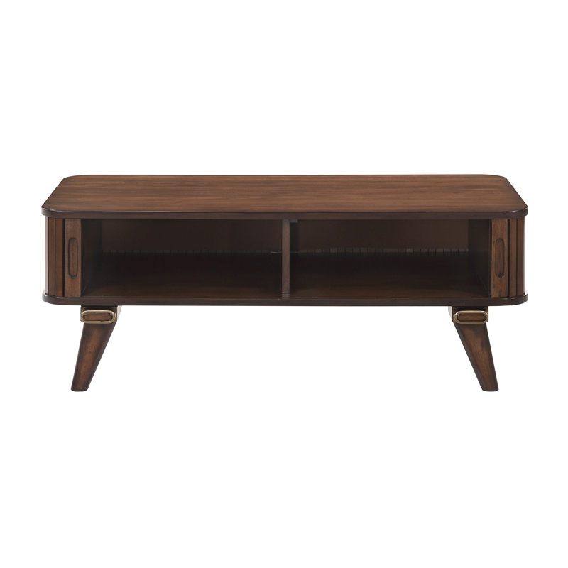 Lexicon Monroe Asian Hardwood Cocktail Table in Walnut Finish