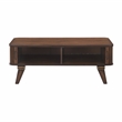 Lexicon Monroe Asian Hardwood Cocktail Table in Walnut Finish
