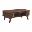 Lexicon Monroe Asian Hardwood Cocktail Table in Walnut Finish