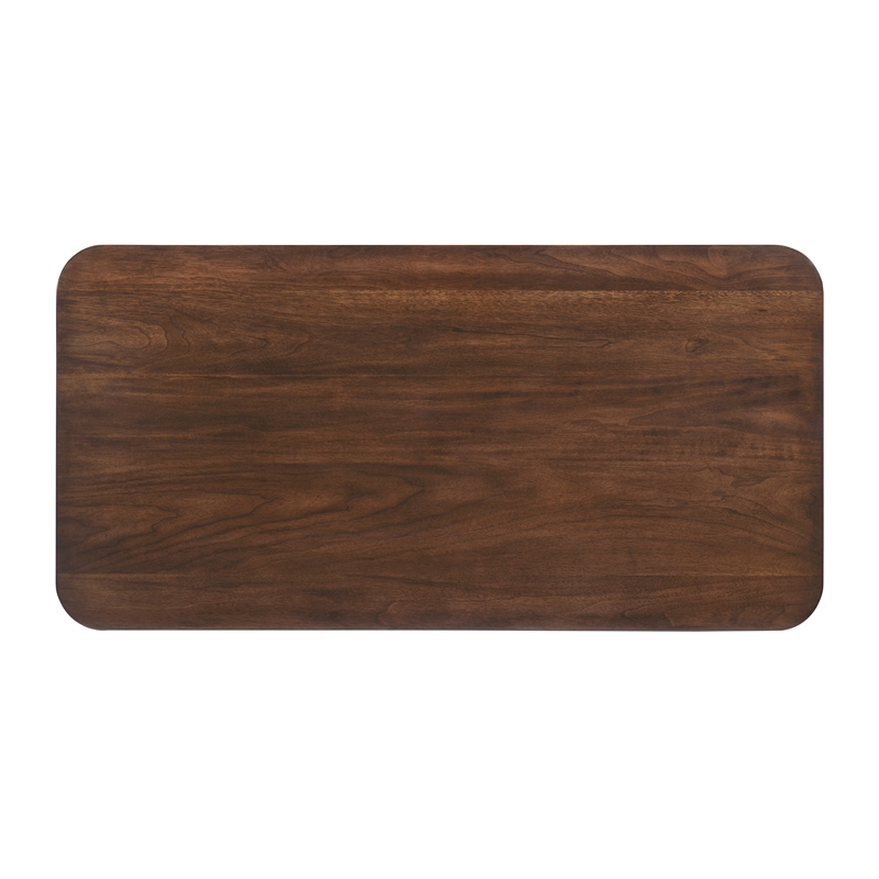 Lexicon Monroe Asian Hardwood Cocktail Table in Walnut Finish