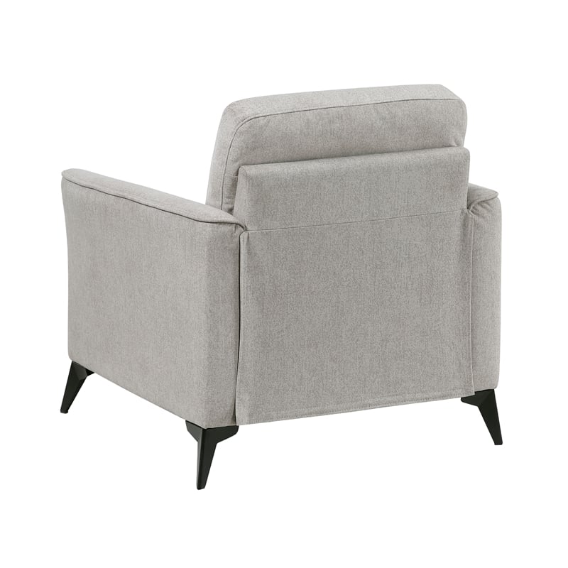 Lexicon Tellot Microfiber Fabric Chair in Tan