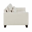 Lexicon Zeke Textured Fabric Sofa in Ivory