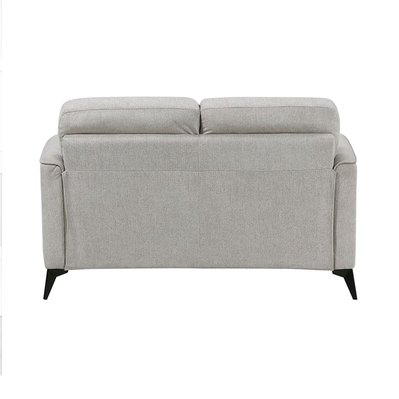 Lexicon Tellot Microfiber Love Seat in Tan