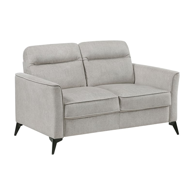Lexicon Tellot Microfiber Love Seat in Tan