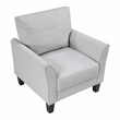 Lexicon Aliana Textured Fabric Chair in Gray