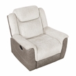Lexicon Harriette Chenille Reclining Chair in Beige